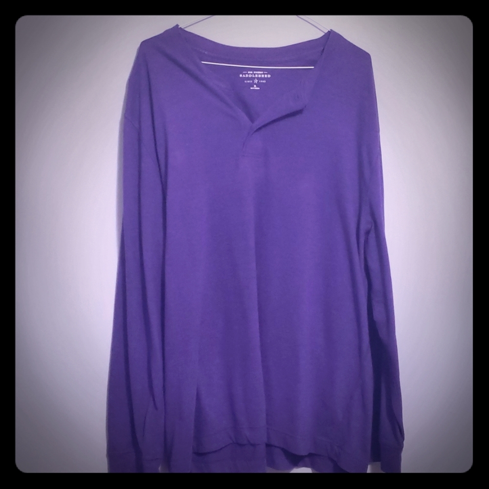 Ultra Soft Long Sleeve Purple Shirt